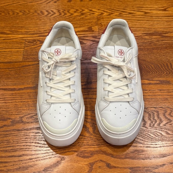 Tory Burch lady bug sneaker size 9.5 washed berry EUC - Picture 10 of 10